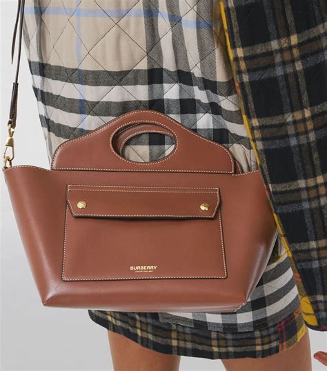 burberry pocket bag street style|burberry mini tote bag.